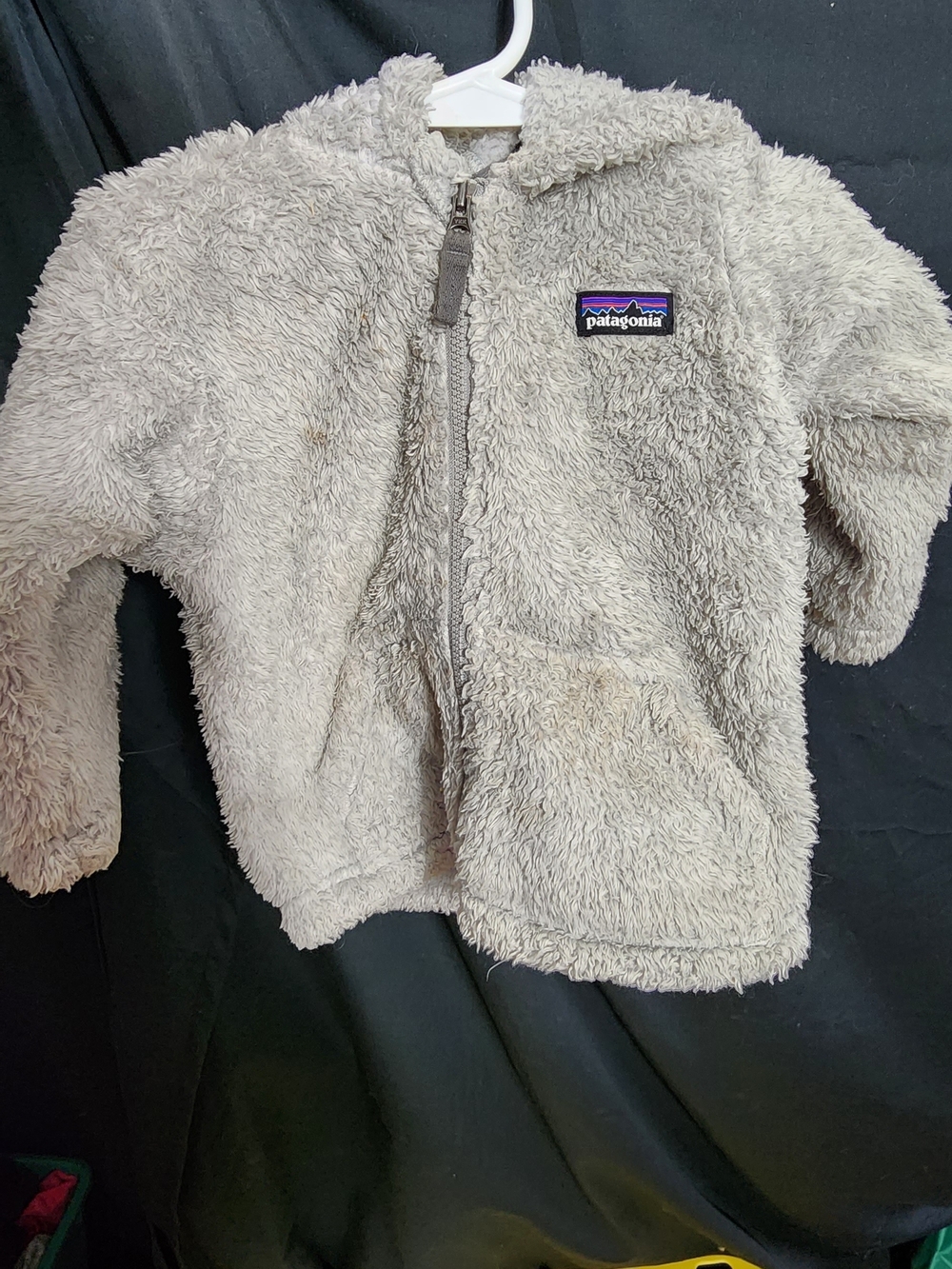 Patagonia Cozy Fleece Zip Hoodie - Light Gray